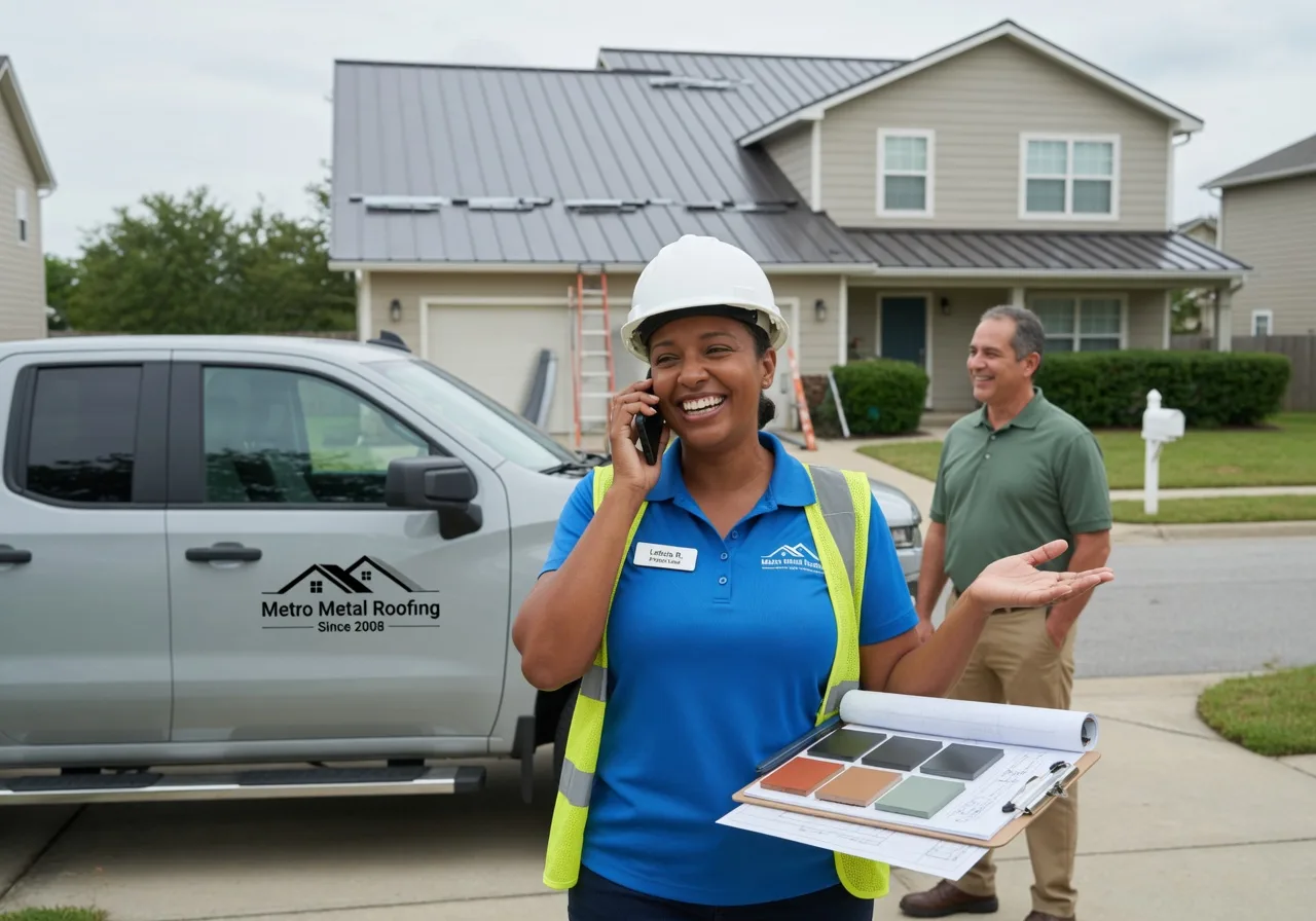 Storm Damage Metal Roof Repair in Youngsville, LA